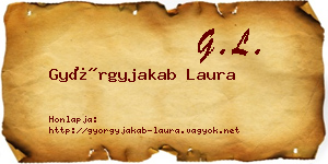 Györgyjakab Laura névjegykártya